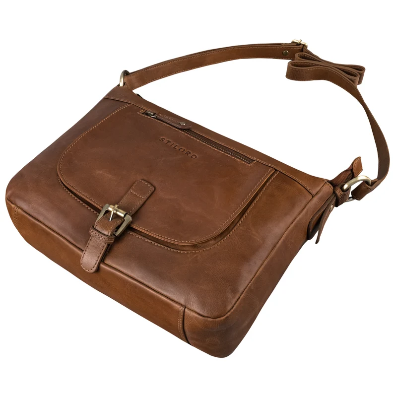 "Odette" Leder Handtasche Damen Umhängetasche