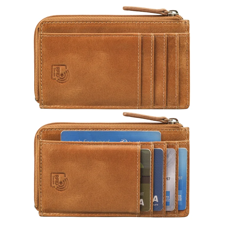 "Ano" 2 in 1 Leder Schlüsseltasche mit 6 Kartenfächern Münzfach