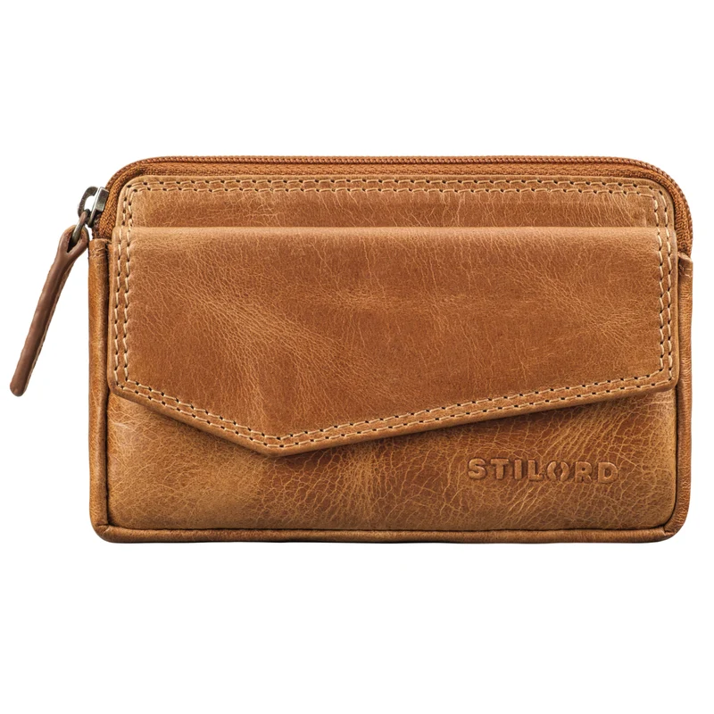 "Cruz" Vintage Geldbörse mit Schlüsselfach Schlüsseltasche Leder RFID