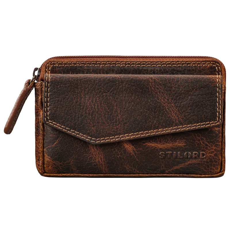 "Cruz" Vintage Geldbörse mit Schlüsselfach Schlüsseltasche Leder RFID