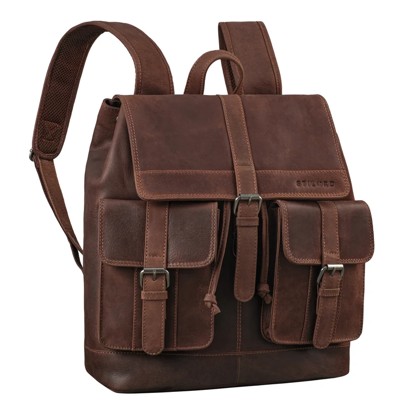 "Dreamer" Vintage Leder Rucksack Herren Damen Groß
