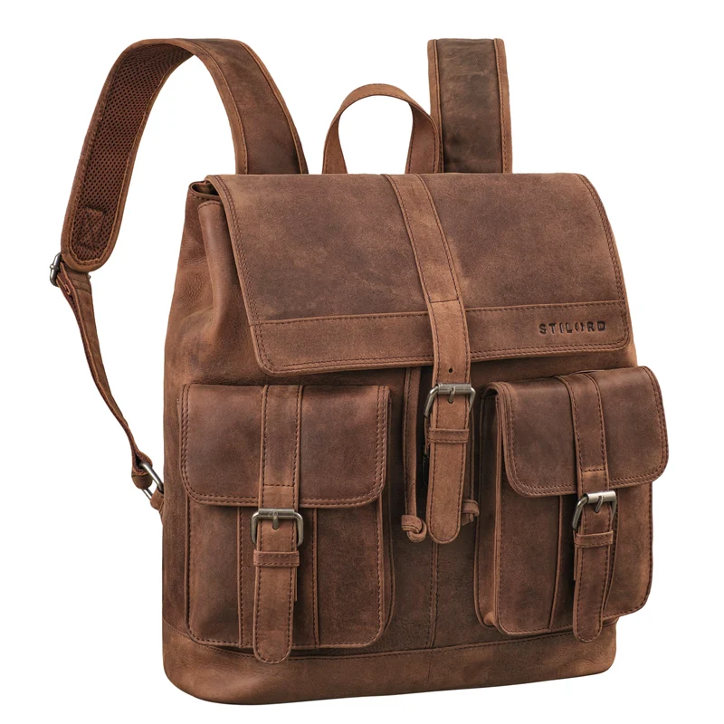 "Dreamer" Vintage Leder Rucksack Herren Damen Groß