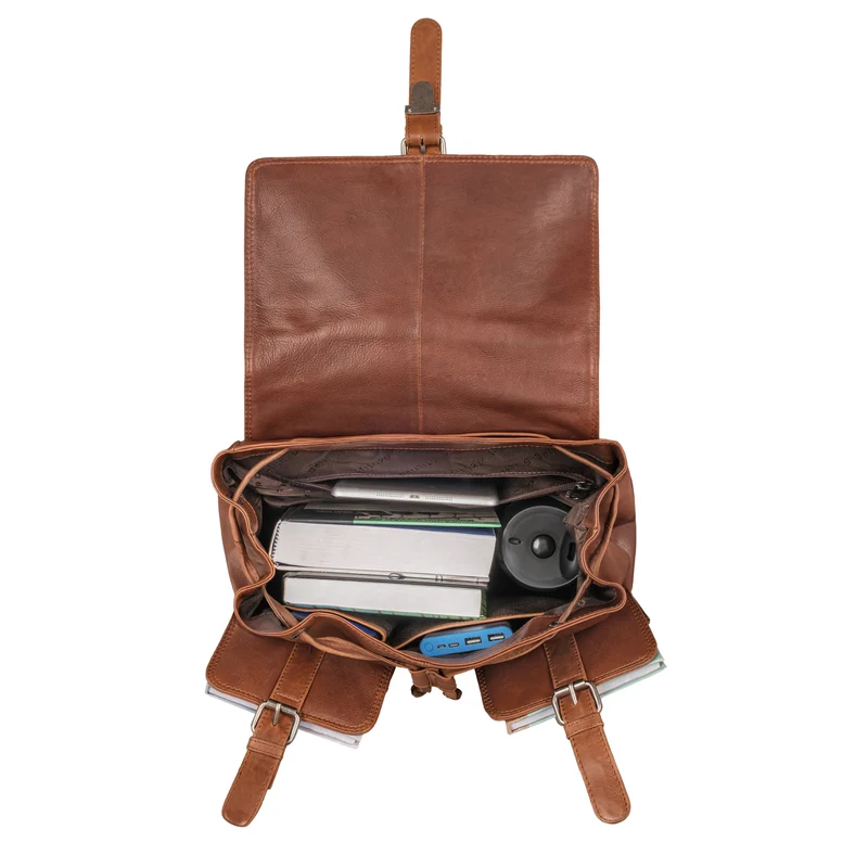 "Dreamer" Vintage Leder Rucksack Herren Damen Groß