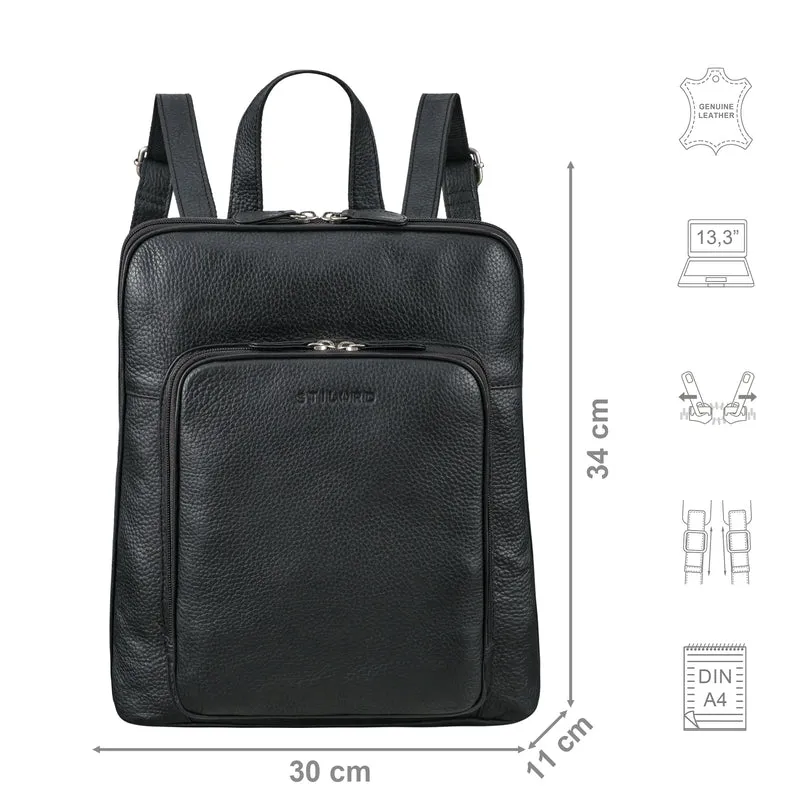 "Marlow" Vintage Leder-Rucksack Damen Herren