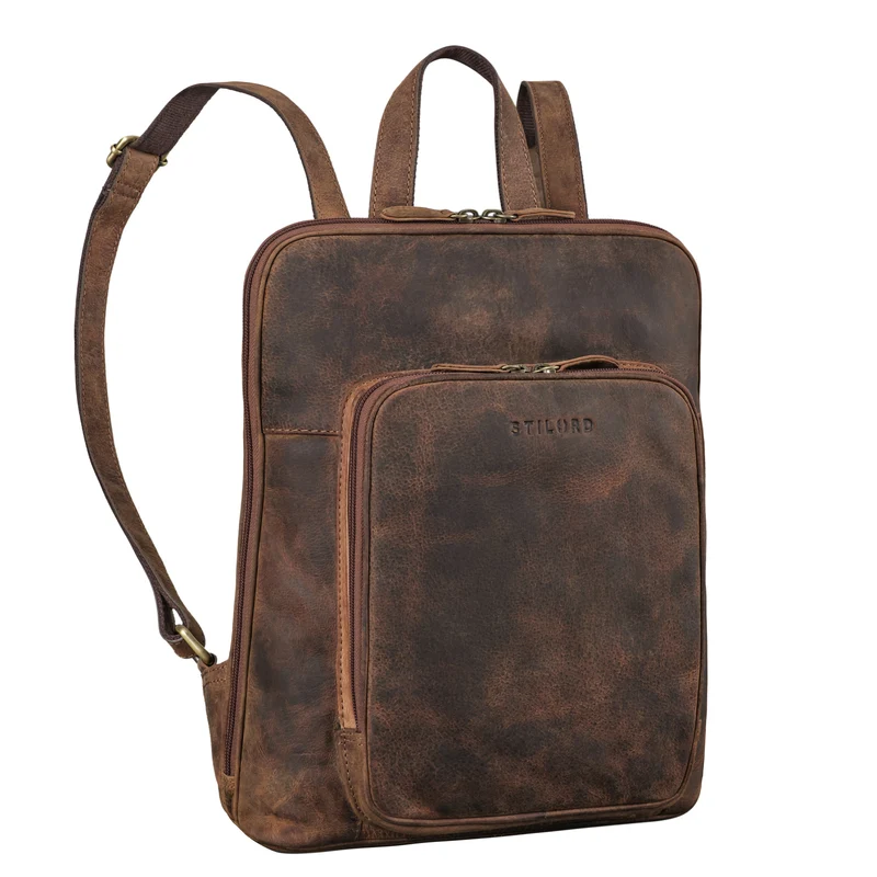 "Marlow" Vintage Leder-Rucksack Damen Herren