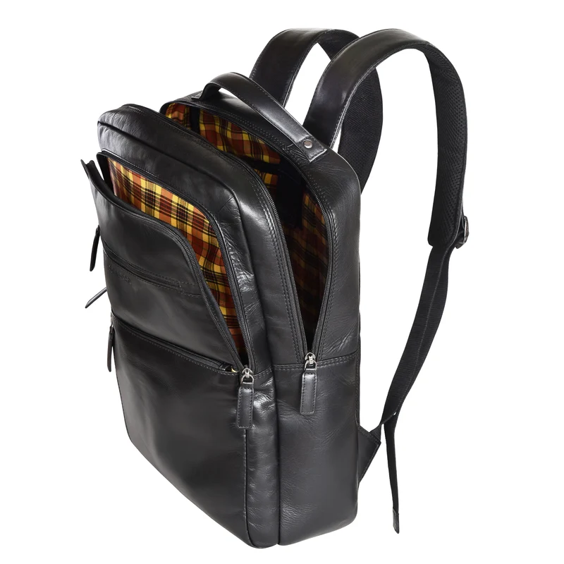 "Brad" Business Leder Laptoprucksack 15,6 Zoll Herren und Damen Groß