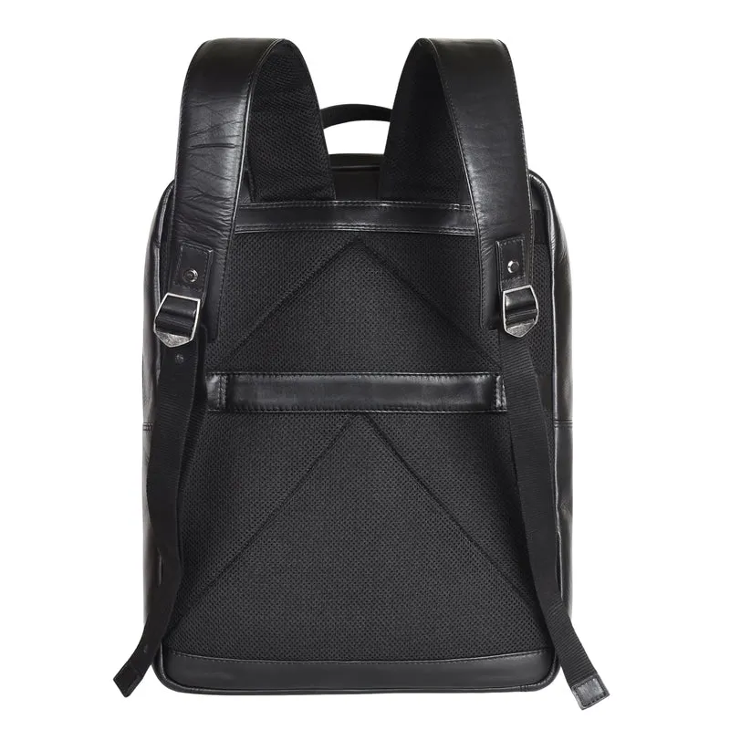 "Brad" Business Leder Laptoprucksack 15,6 Zoll Herren und Damen Groß