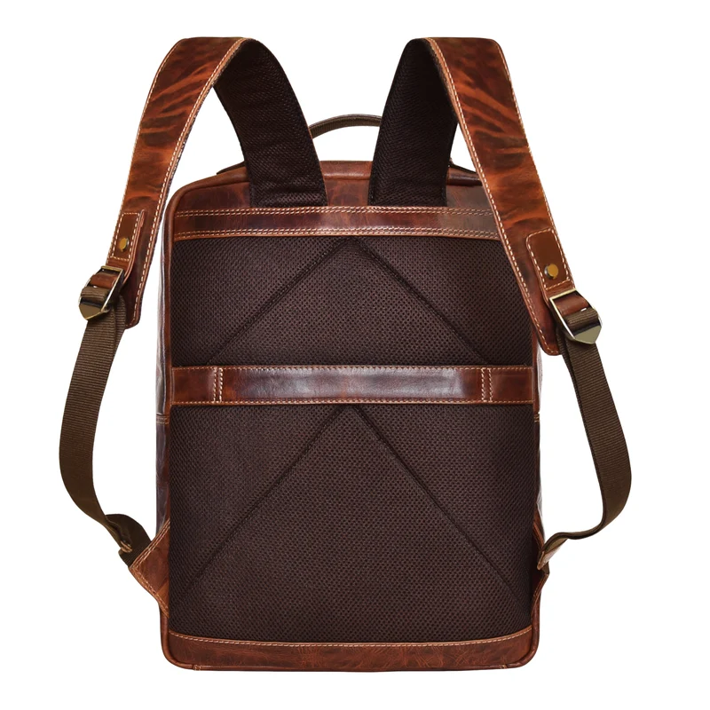 "Brad" Business Leder Laptoprucksack 15,6 Zoll Herren und Damen Groß