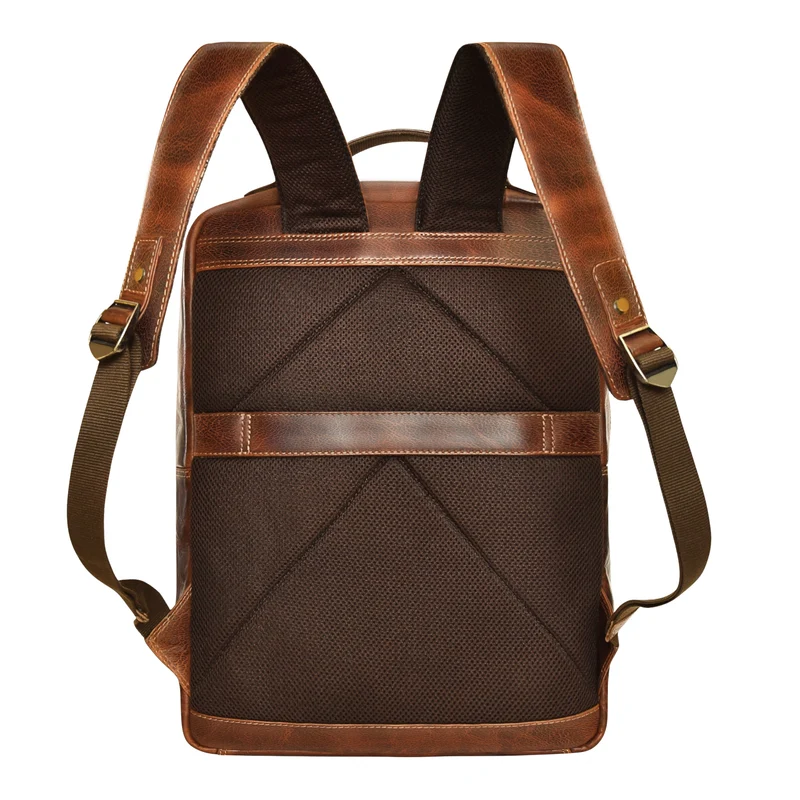 "Brad" Business Leder Laptoprucksack 15,6 Zoll Herren und Damen Groß