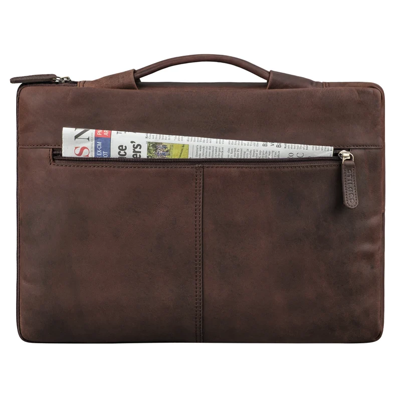 "Kit" Laptop Tasche 15.6 Zoll Leder Herren Laptophülle