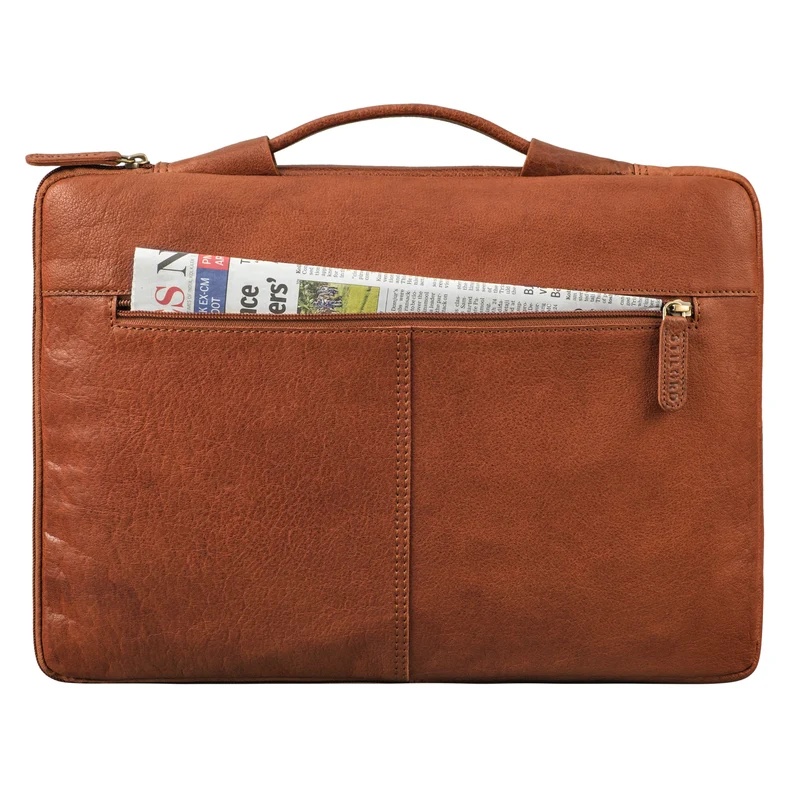 "Kit" Laptop Tasche 15.6 Zoll Leder Herren Laptophülle