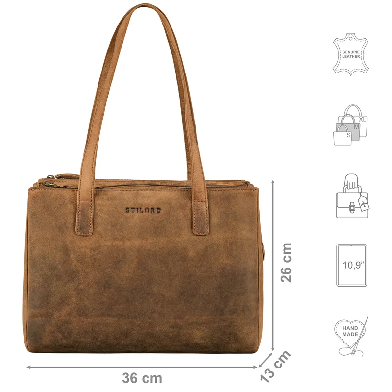 "Blossom" Leder Handtasche Damen