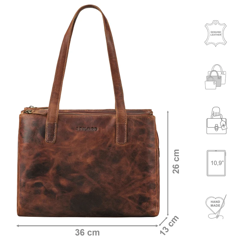 "Blossom" Leder Handtasche Damen