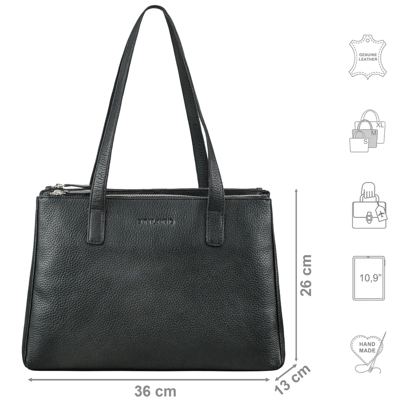 "Blossom" Leder Handtasche Damen