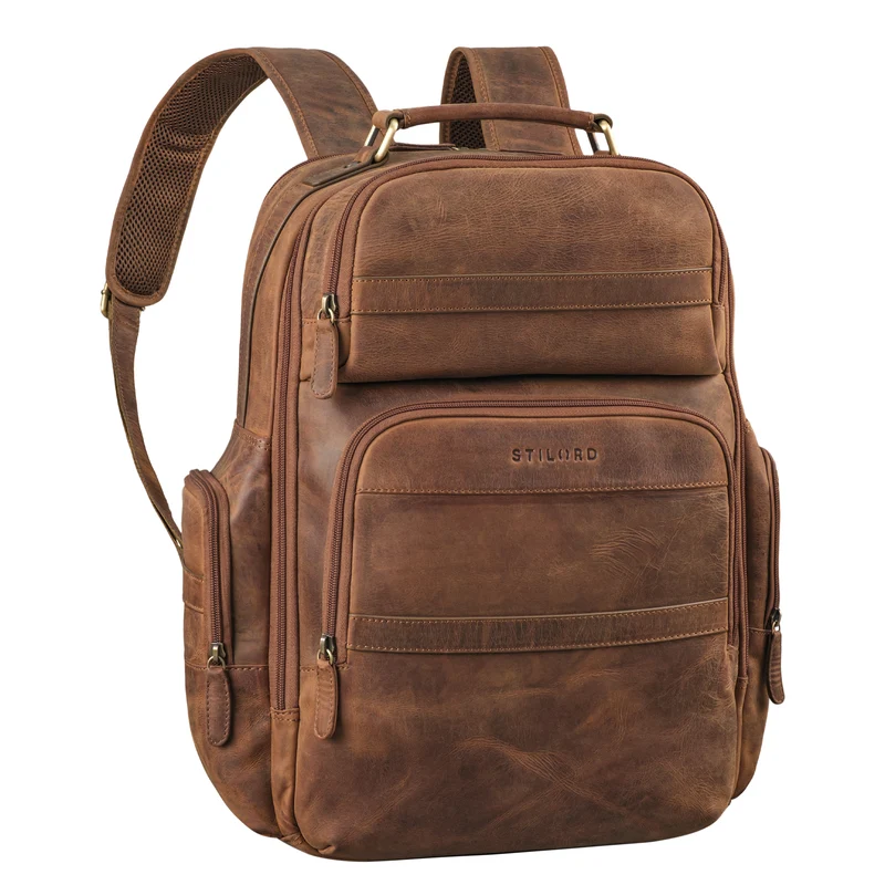 "Manon" Großer Rucksack Leder XL