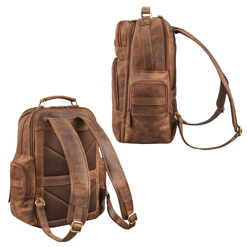 "Manon" Großer Rucksack Leder XL