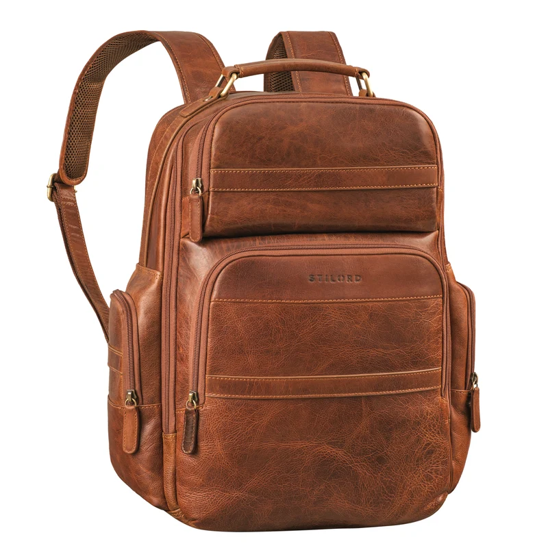"Manon" Großer Rucksack Leder XL