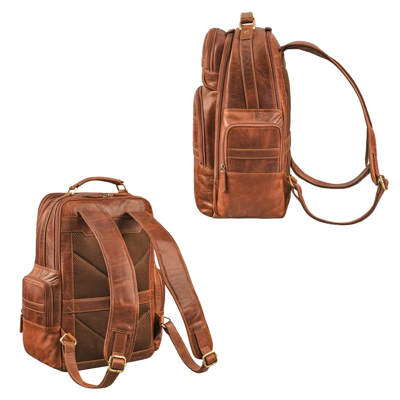 "Manon" Großer Rucksack Leder XL