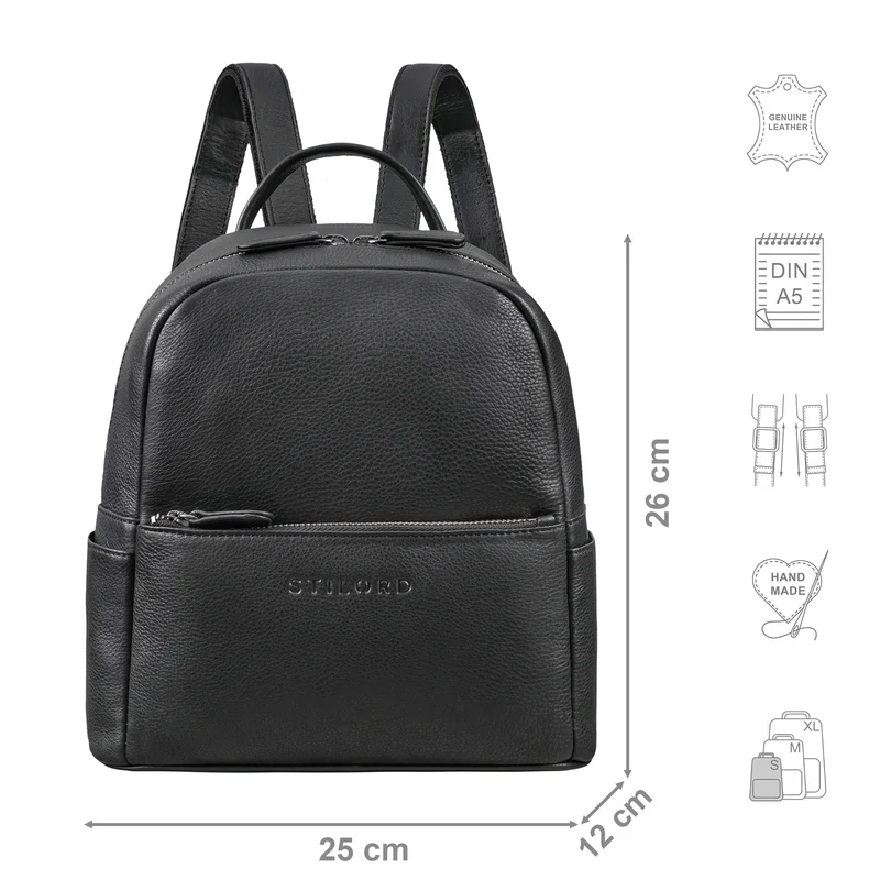 "Nelia" Kleiner Rucksack Damen Leder