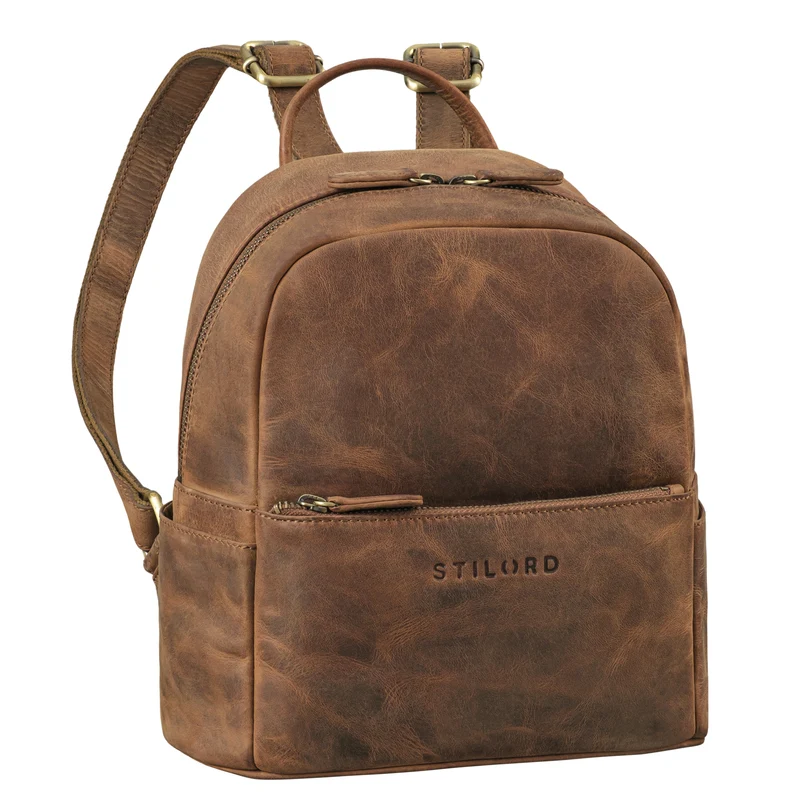 "Nelia" Kleiner Rucksack Damen Leder