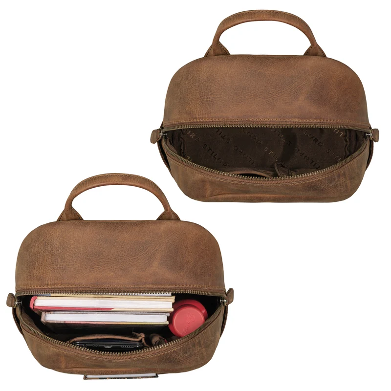 "Nelia" Kleiner Rucksack Damen Leder