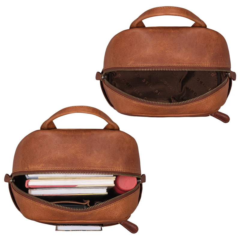 "Nelia" Kleiner Rucksack Damen Leder