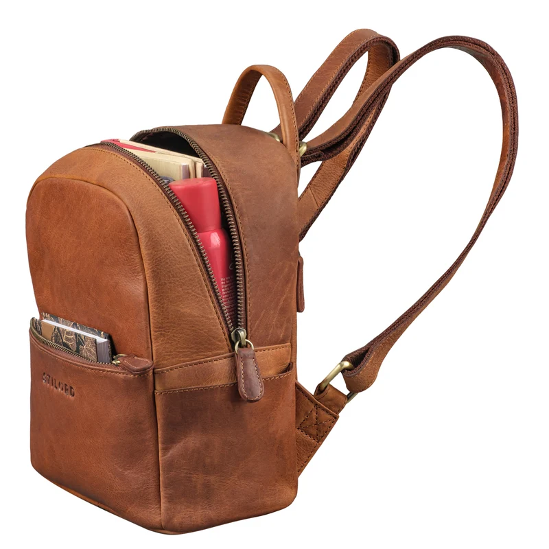 "Nelia" Kleiner Rucksack Damen Leder