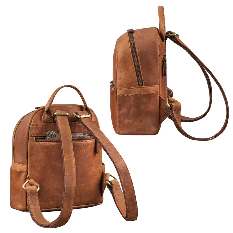 "Nelia" Kleiner Rucksack Damen Leder