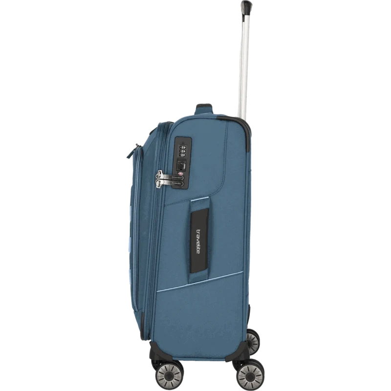 Travelite Skaii 4-Rollen Kabinentrolley S 55 cm -Panoramablau