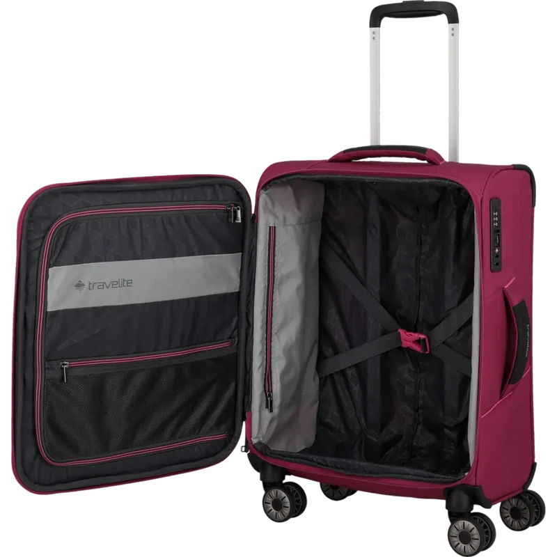 Travelite Skaii 4-Rollen Kabinentrolley S 55 cm -Abendrot