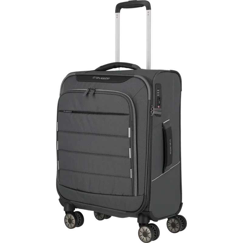 Travelite Skaii 4-Rollen Kabinentrolley S 55 cm -Gipfelgrau