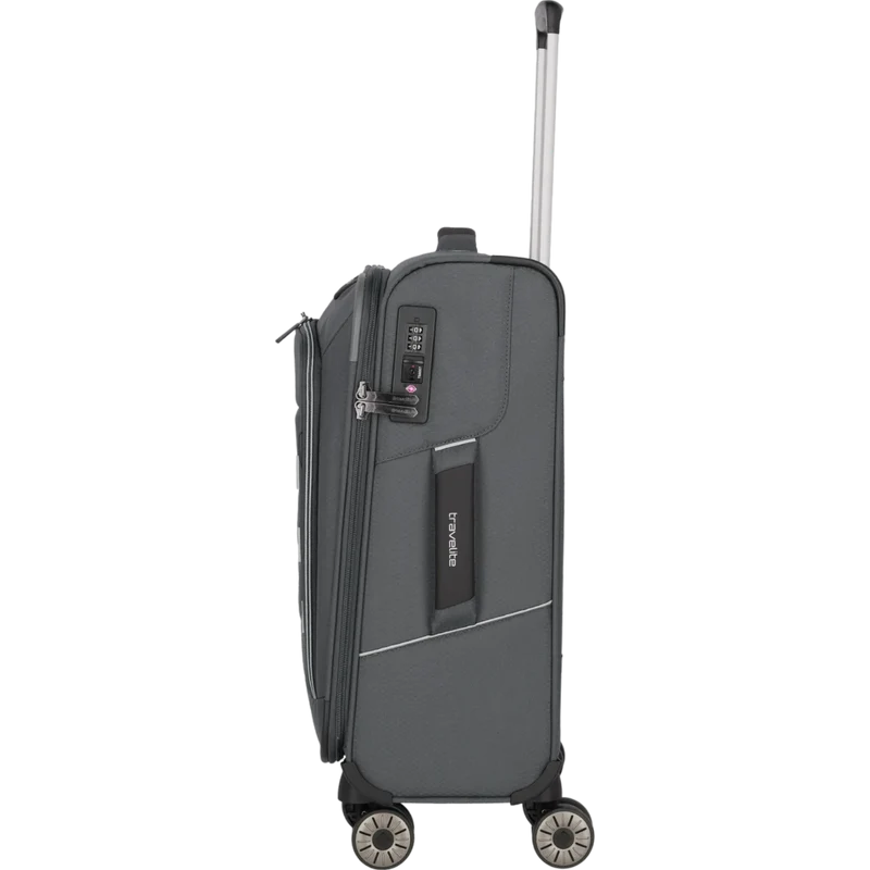 Travelite Skaii 4-Rollen Kabinentrolley S 55 cm -Gipfelgrau