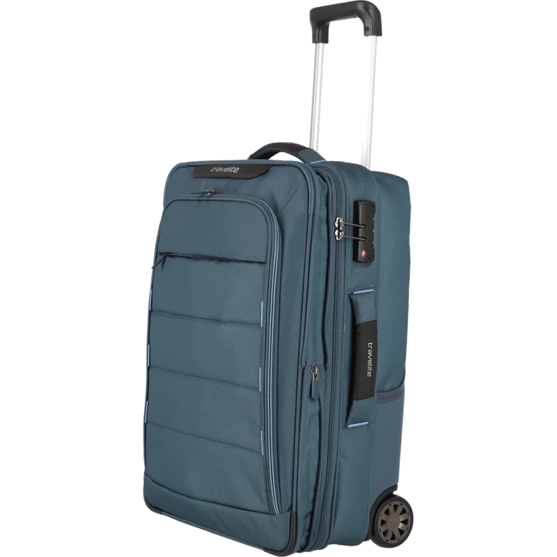 Travelite Skaii 2-Rollen Kabinentrolley 55 cm -Panoramablau
