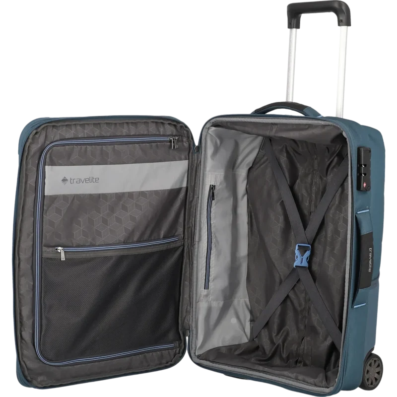 Travelite Skaii 2-Rollen Kabinentrolley 55 cm -Panoramablau