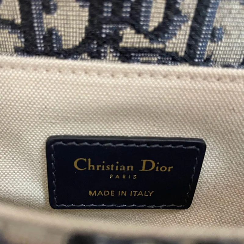 Dior Saddle Bag Mini Blau Schräg Jacquard mit Schultergurt Ab 2019