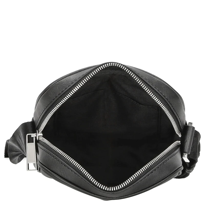BOSS Zair Ns Zip - Umhängetasche Leder 21 cm (schwarz)