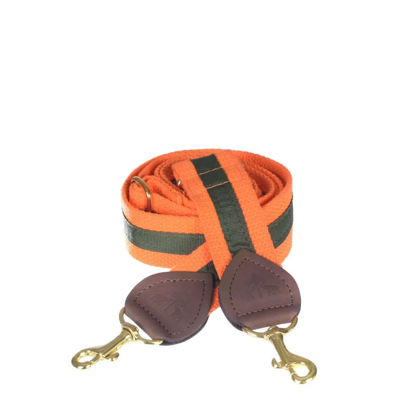 Schulterriemen Orange & Khaki