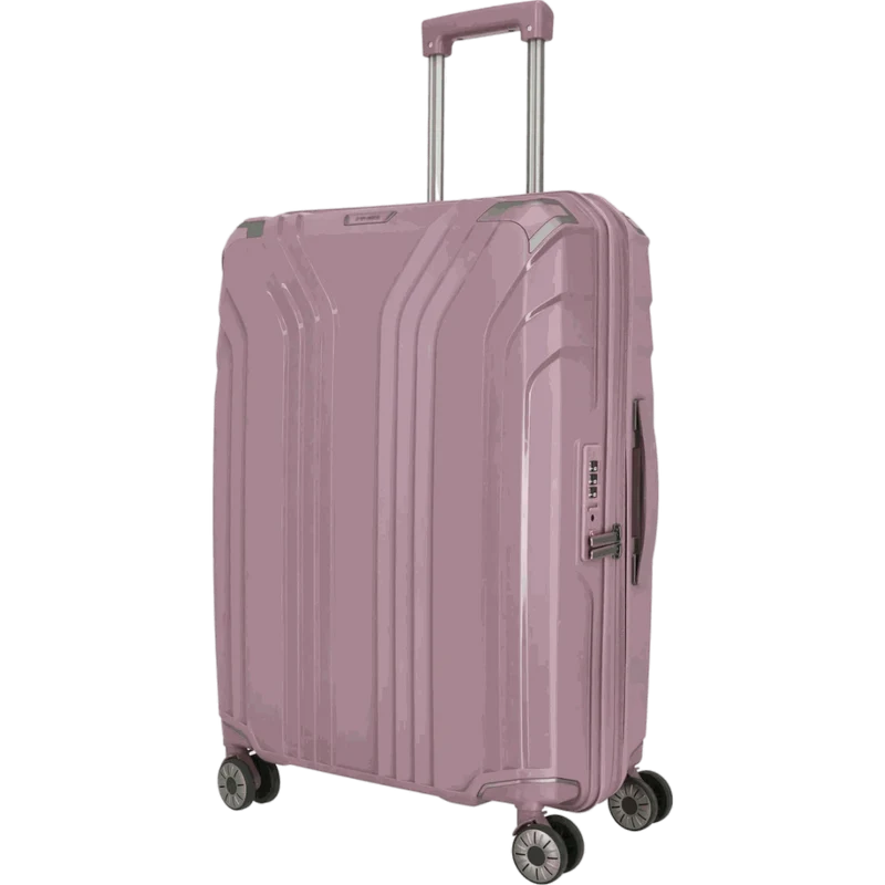 Travelite Elvaa 4-Rollen-Trolley M 66 cm -Rosé