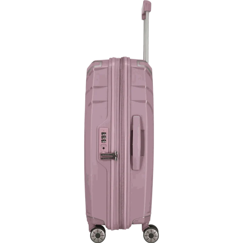 Travelite Elvaa 4-Rollen-Trolley M 66 cm -Rosé