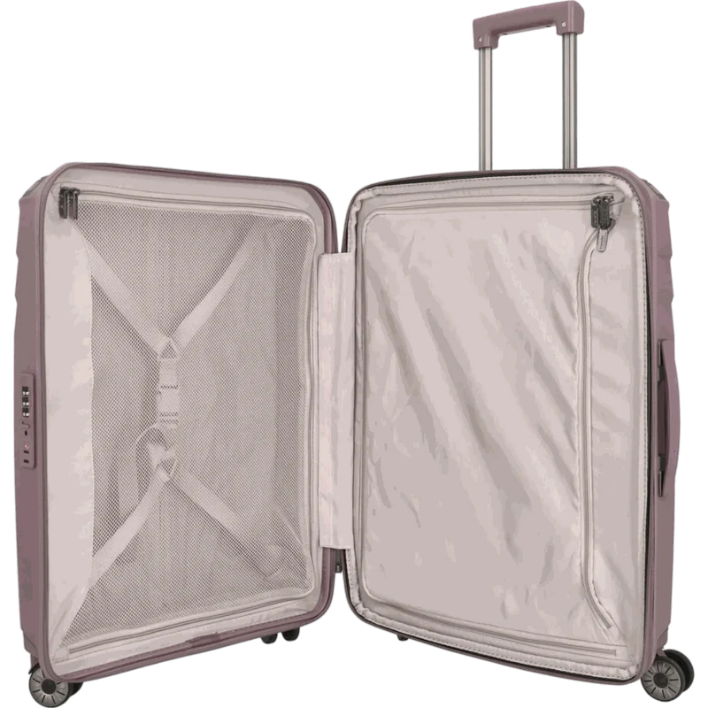 Travelite Elvaa 4-Rollen-Trolley M 66 cm -Rosé