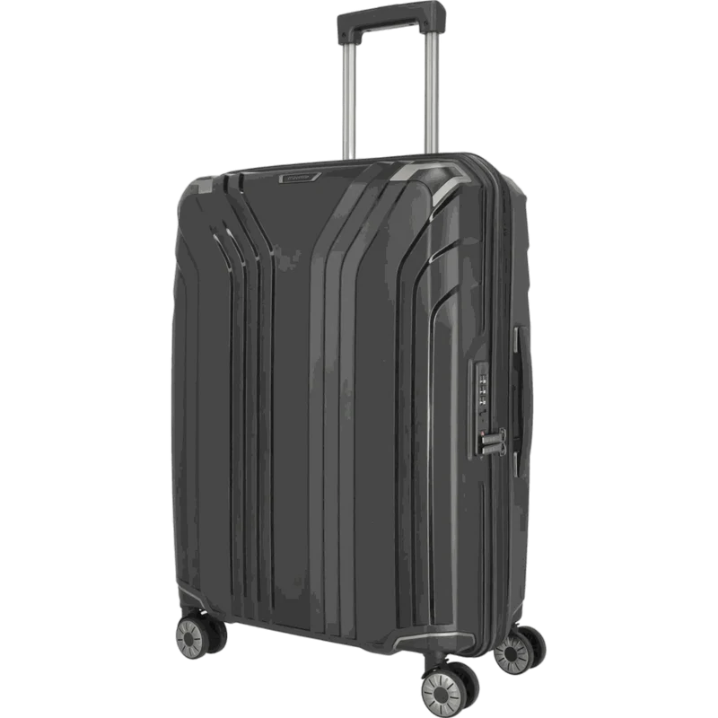 Travelite Elvaa 4-Rollen-Trolley M 66 cm -Schwarz