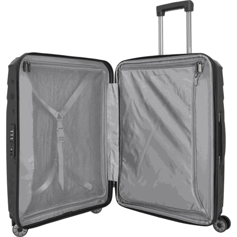 Travelite Elvaa 4-Rollen-Trolley M 66 cm -Schwarz