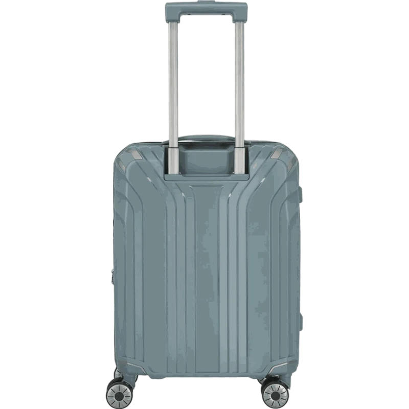 Travelite Elvaa 4-Rollen-Bordtrolley S 55 cm -Blaugrau