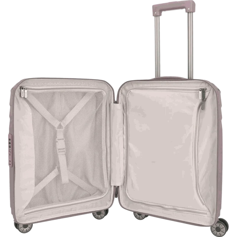 Travelite Elvaa 4-Rollen-Bordtrolley S 55 cm -Rosé