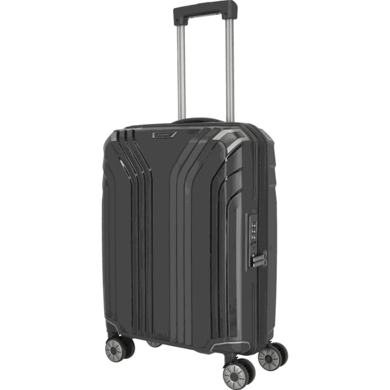 Travelite Elvaa 4-Rollen-Bordtrolley S 55 cm -Schwarz