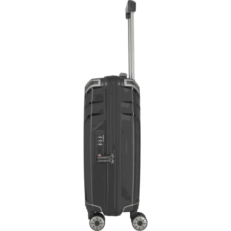 Travelite Elvaa 4-Rollen-Bordtrolley S 55 cm -Schwarz