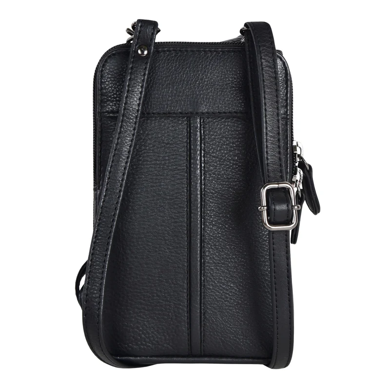 "Peter" 2-in-1 Leder Brustbeutel Handytasche für Herren & Damen