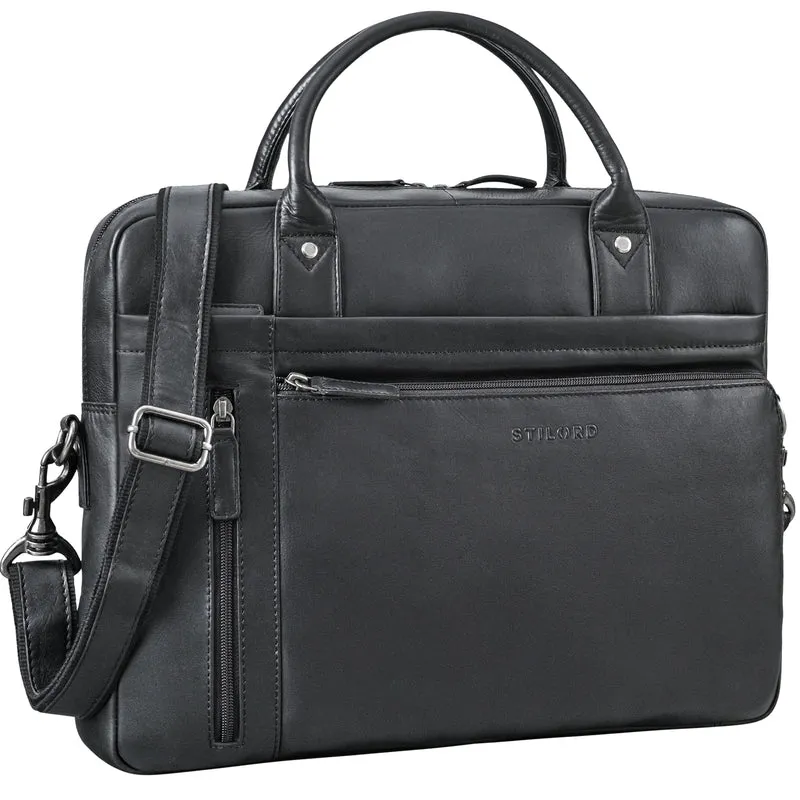 "Jared" Hochwertige Laptoptasche 16 Zoll Leder Herren