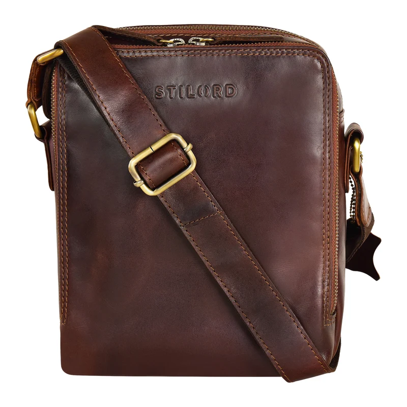 "Lorand" Schultertasche Herren Leder