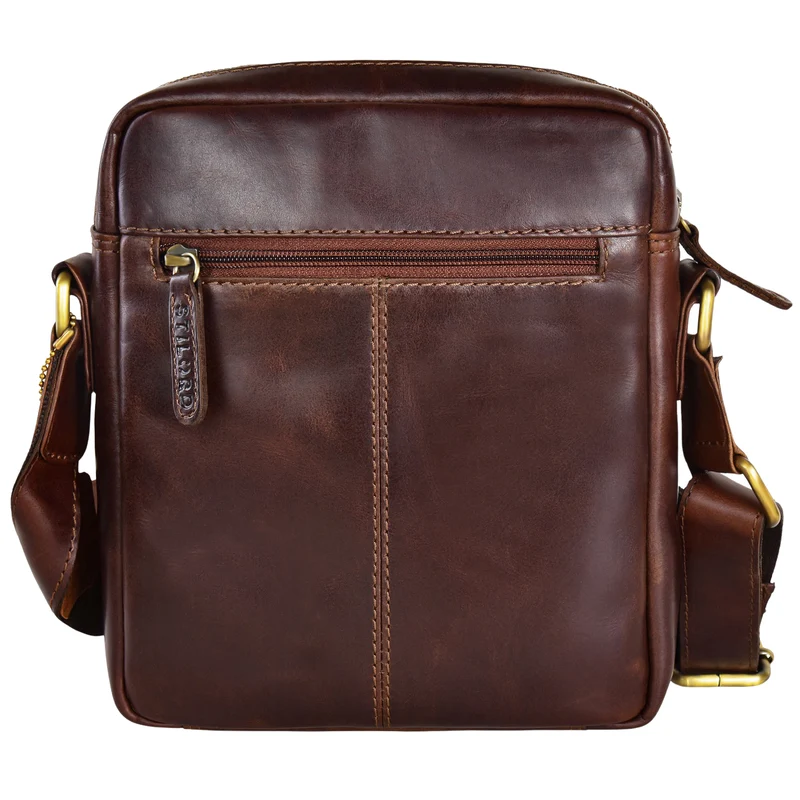 "Lorand" Schultertasche Herren Leder